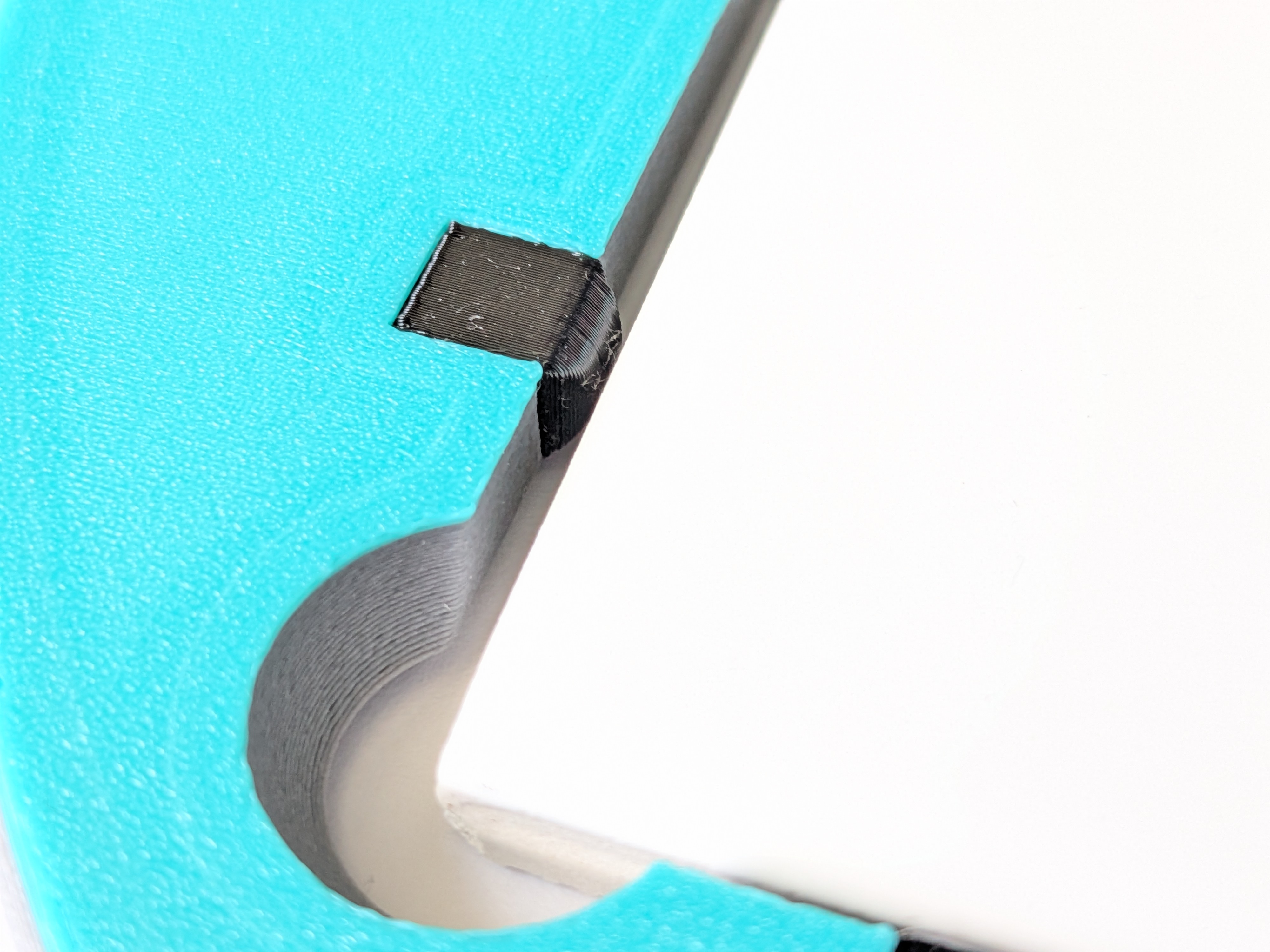 Closeup of Bumper and Tile Fit